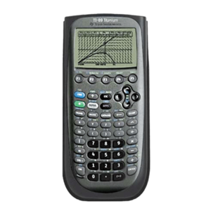 A TI-89 graphing calculator.
